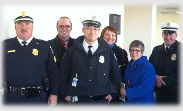 Ian with community leaders and the Columbus Police Department
